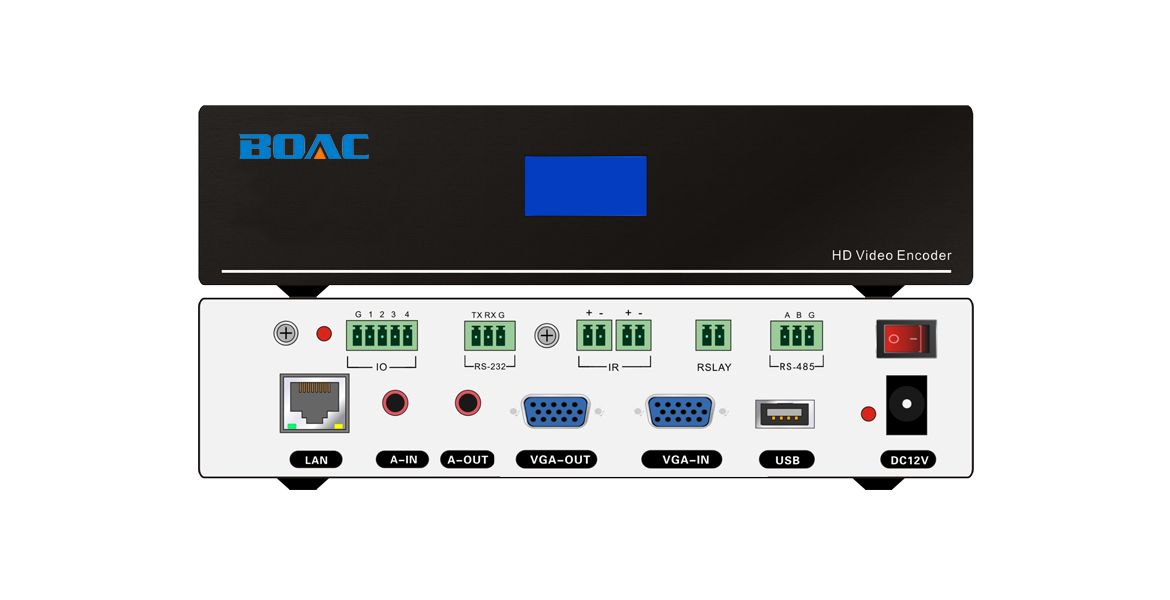 2K分布式帶中控VGA輸入節(jié)點