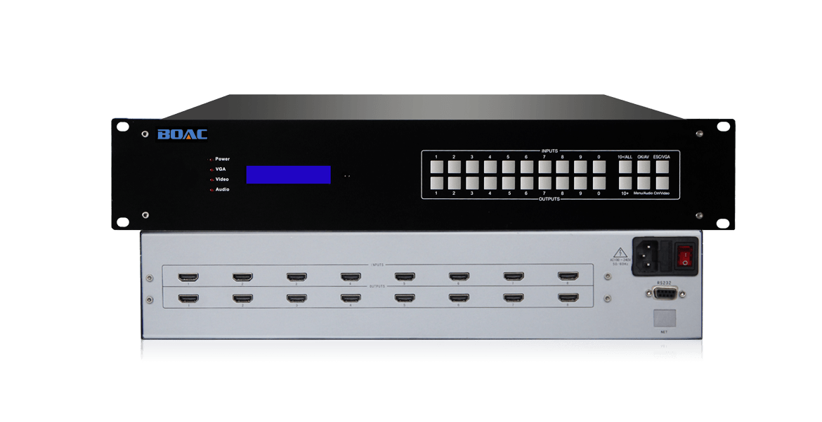 8路4K超高清矩陣切換器